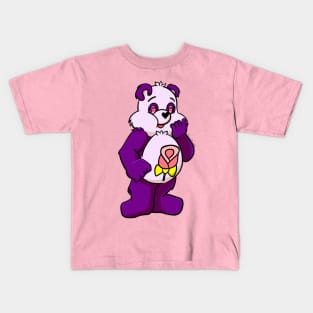 Polite Panda Carebear Kids T-Shirt